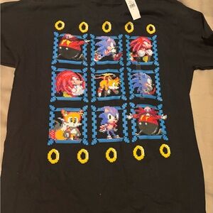Sonic the Hedgehog Black Kids T-Shirt